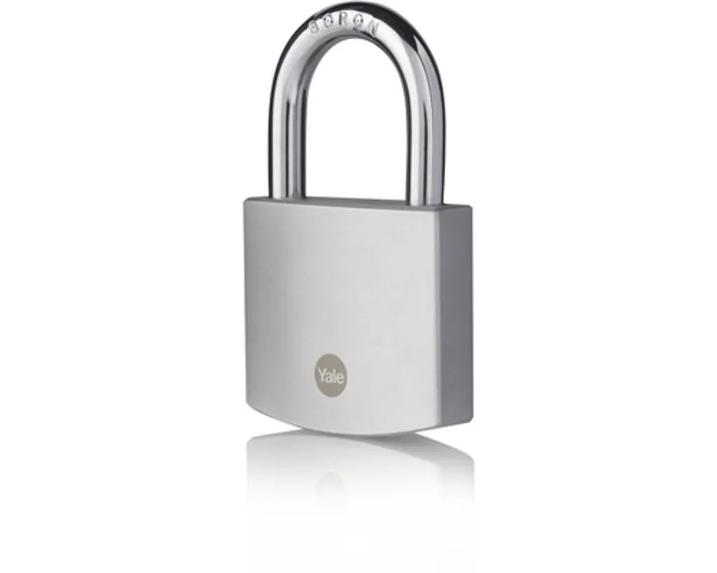 Cadenas Yale pour portail et abri de jardin 60 mm noir résistant pluie