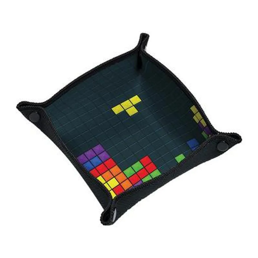 Plateau à dés Retro Block - Piste de dés hexagonale pour JDR et jeux