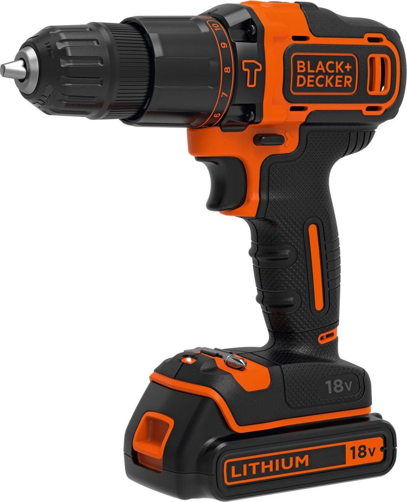 Black & Decker BDCHD18K-QW Bohrmaschine 1400 RPM Schwarz, Produktbild 