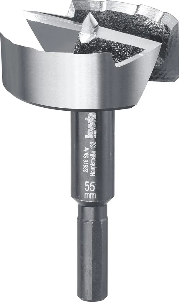 KWB 706355 Punta Forstner 55mm - Precisione Tedesca per Fori Perfetti