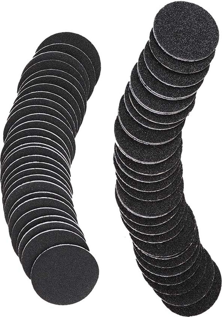 60Pcs Disposable Foot Sanding Paper Discs Pad for Electric Foot File Grinding Pedicure Tool