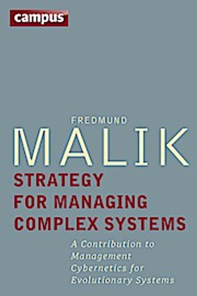 Strategy for Managing Complex Systems