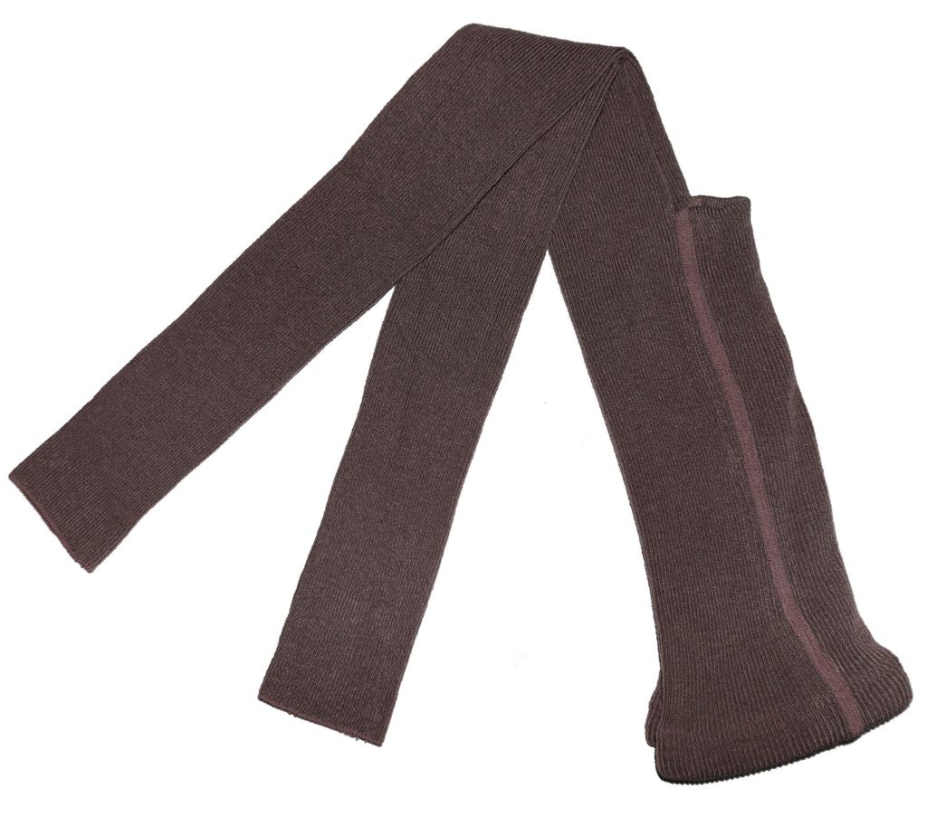 Kinder Leggings aus Baumwolle Einfarbig Rippe 1:1 Elster Größe 122-128