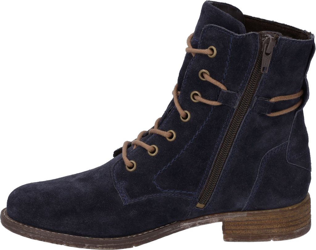 Josef Seibel buty za kostkę dla kobiet w kolorze niebieskim Zdjęcie produktu 