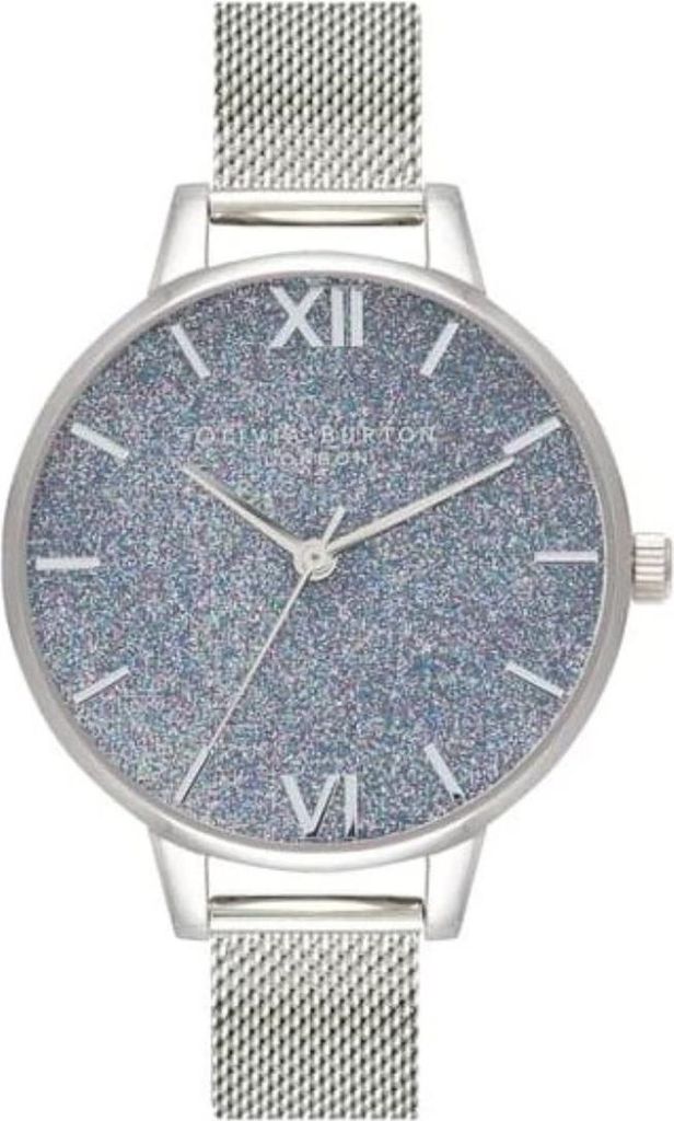 Olivia Burton OB16GD77 Damen-Armbanduhr, Edelstahl-Gehäuse, Metall-Armband