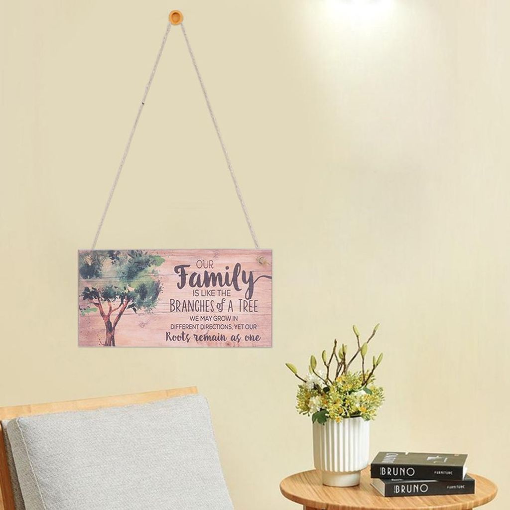 2Pcs Innovative hölzerne Tür Fenster Wand hängende Plaque Board Anhänger für Home Shop Dekoration