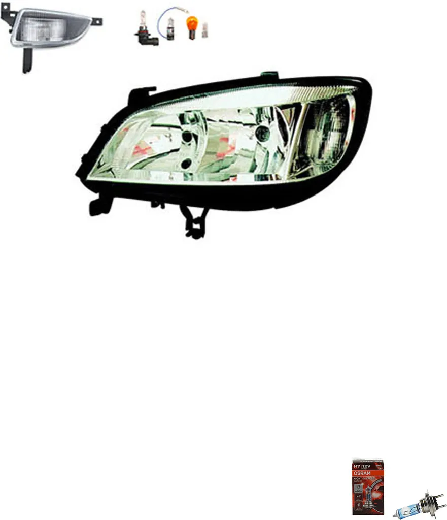 Johns, Fari Osram Night Breaker Laser adatto per Opel Zafira A 04/99-06/05HB3 L 1216277 09118791 6710011 09117326