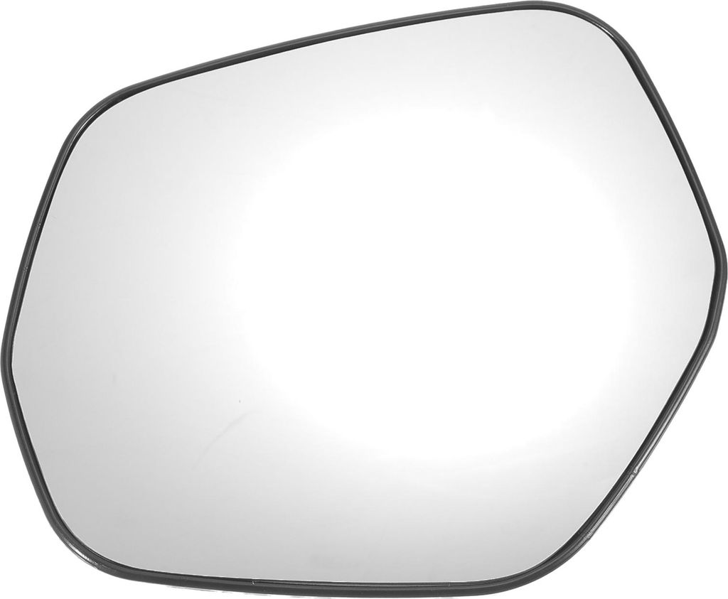 Linker Außenspiegelglas-Ersatz mit Heizfunktion und Rückenplatte in Weiß für Honda HRV 2014-2020.