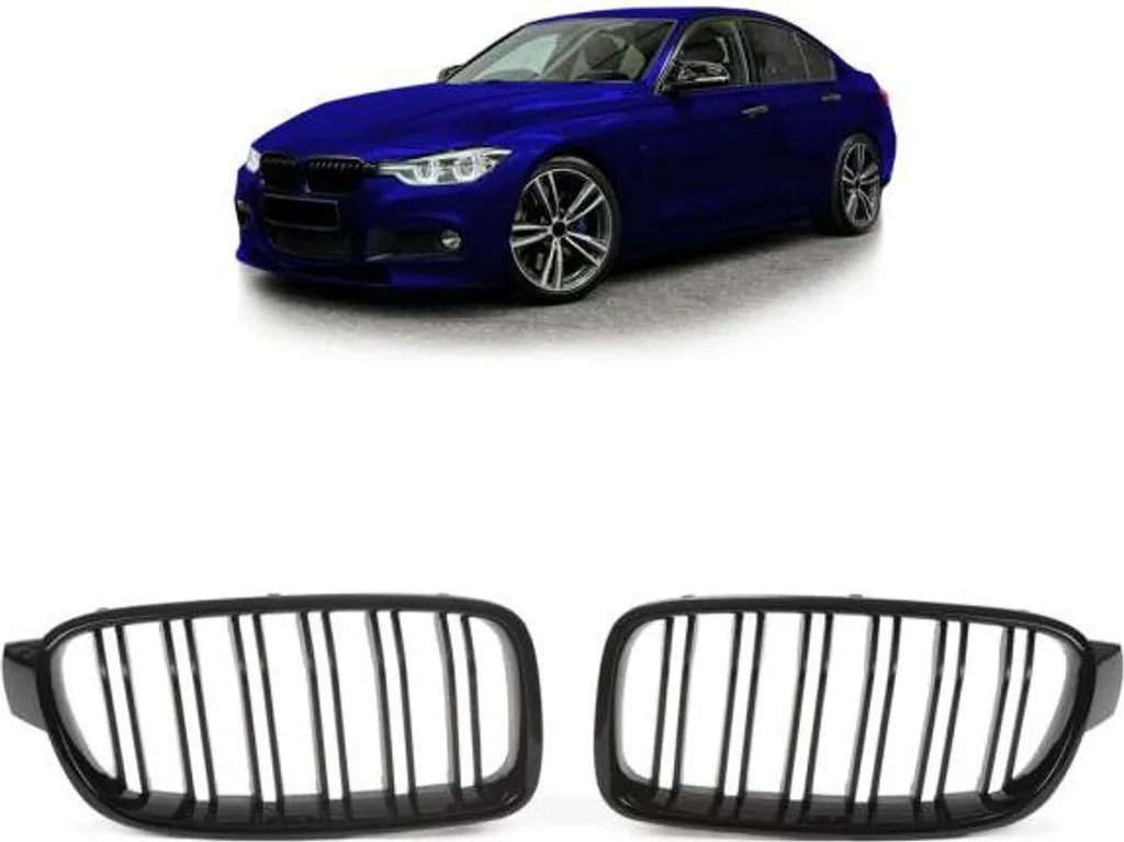 Personnalisez votre BMW F30 F31 avec cette Calandre Noir Brillant M