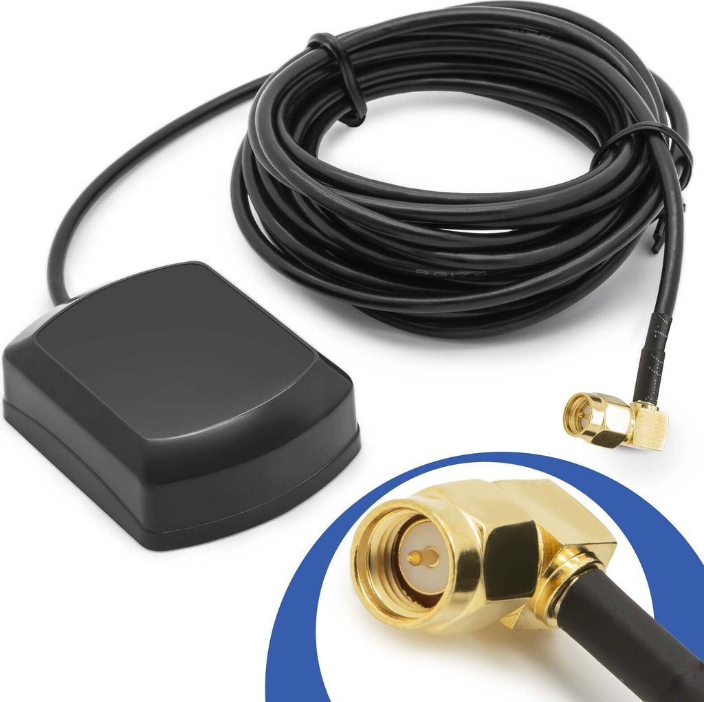 Adapter-Universe 3m GPS Navi Antennen Kabel Auto Radio SMA Magnet KFZ PKW