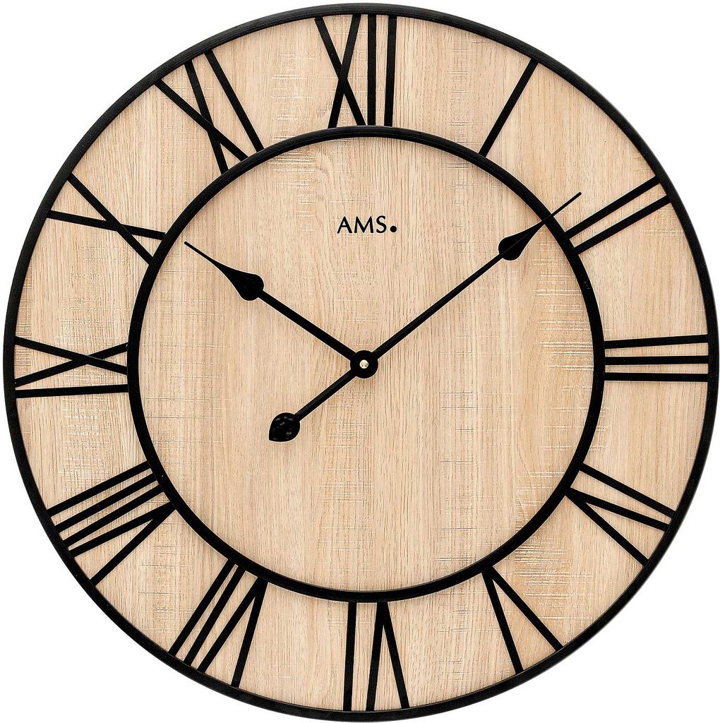 Nástěnné hodiny moderní 60 x 60 x 5 cm - AMS Model: 9649 Obrázek produktu 