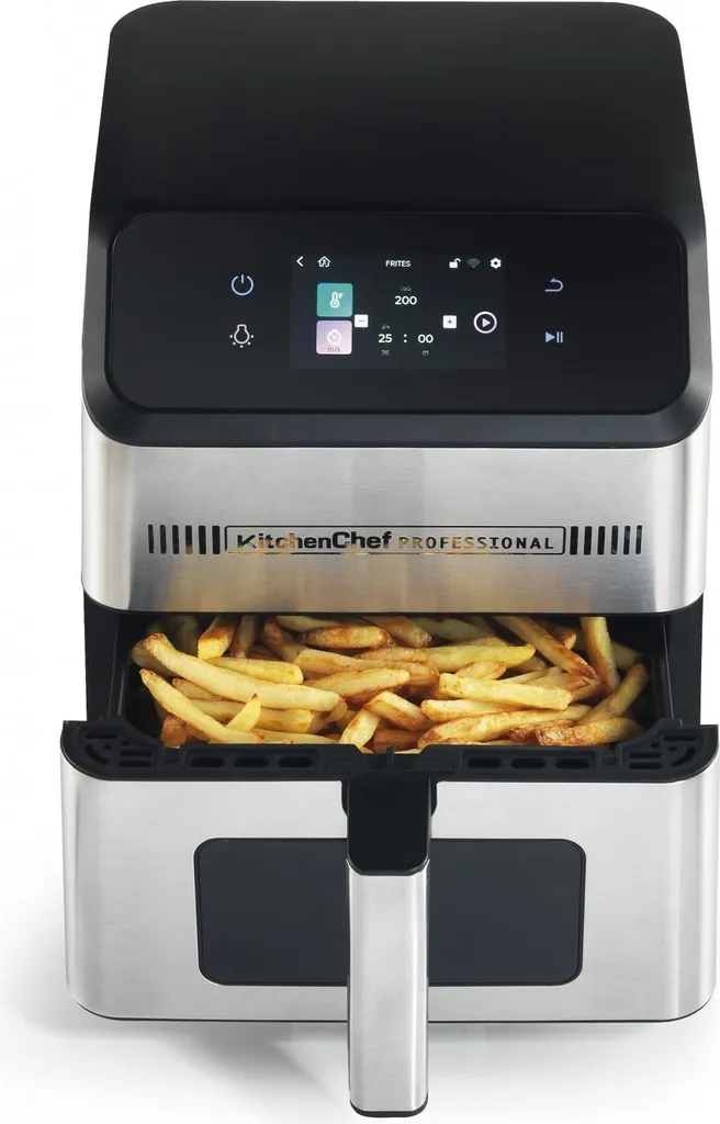 Airfryer Connecté 7L Kitchenchef Wifrychef pour une Cuisson sans Huile