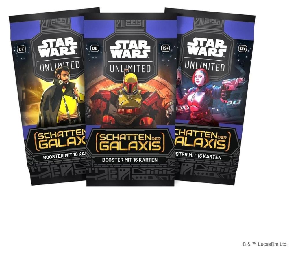 Star Wars: Unlimited - Schatten der Galaxis Booster - DE Produktbild 