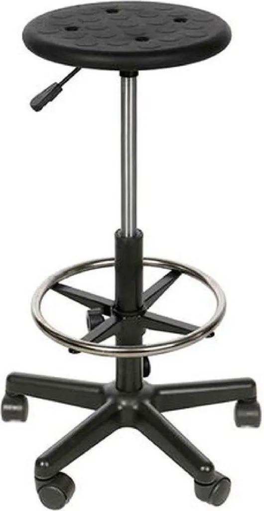 Tabouret Noir Stable et Robuste pour En finir avec les Sièges Fragiles