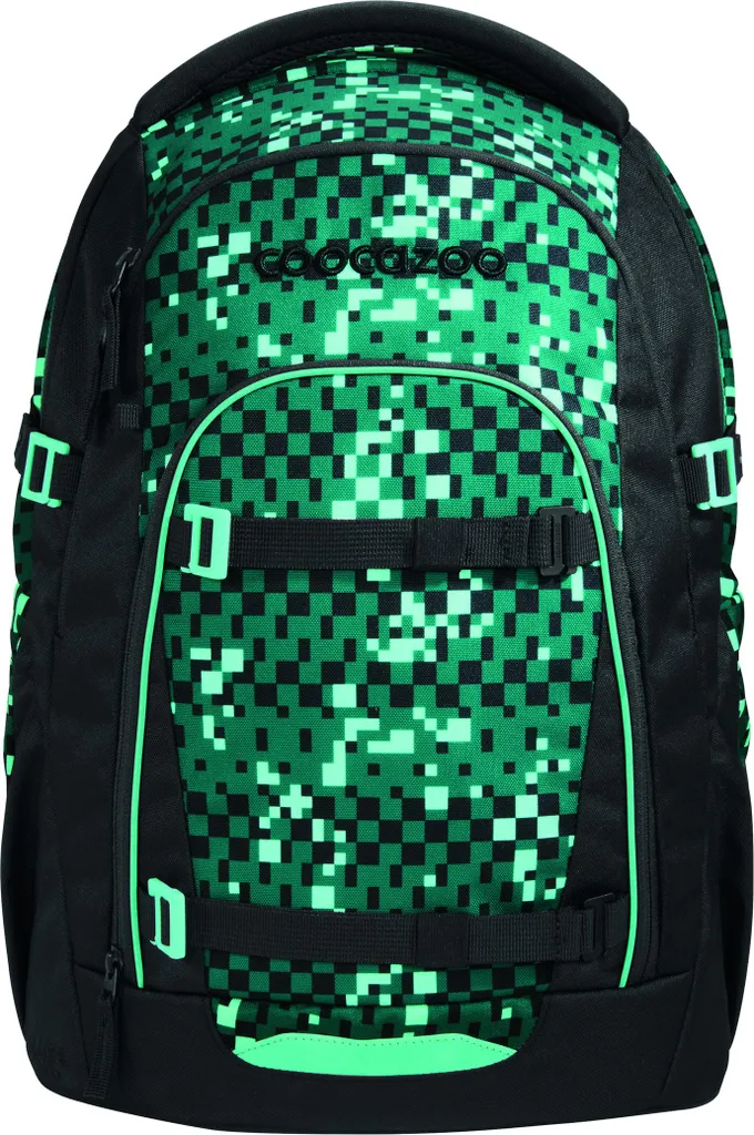 Sac à dos coocazoo MATE Pixel Blox avec système dorsal Easy Grow