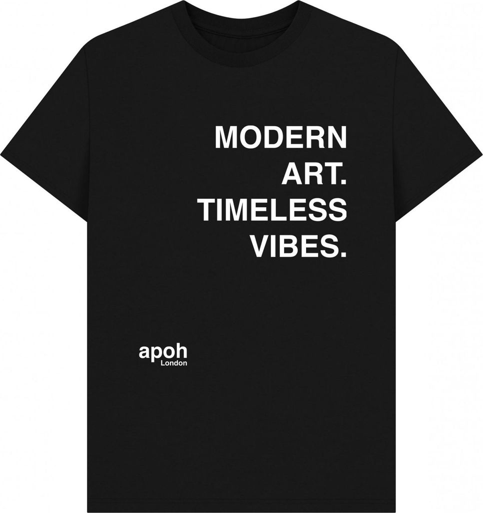 Apoh - "Modern Art" T-Shirt für Herren/Damen Uni PN1799 (XXL) (Schwarz)