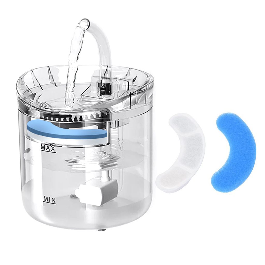 8PCS Cat Fountain Filter Ersatzblau Weiß Element Wasserspender Filter für PET -Zubehör