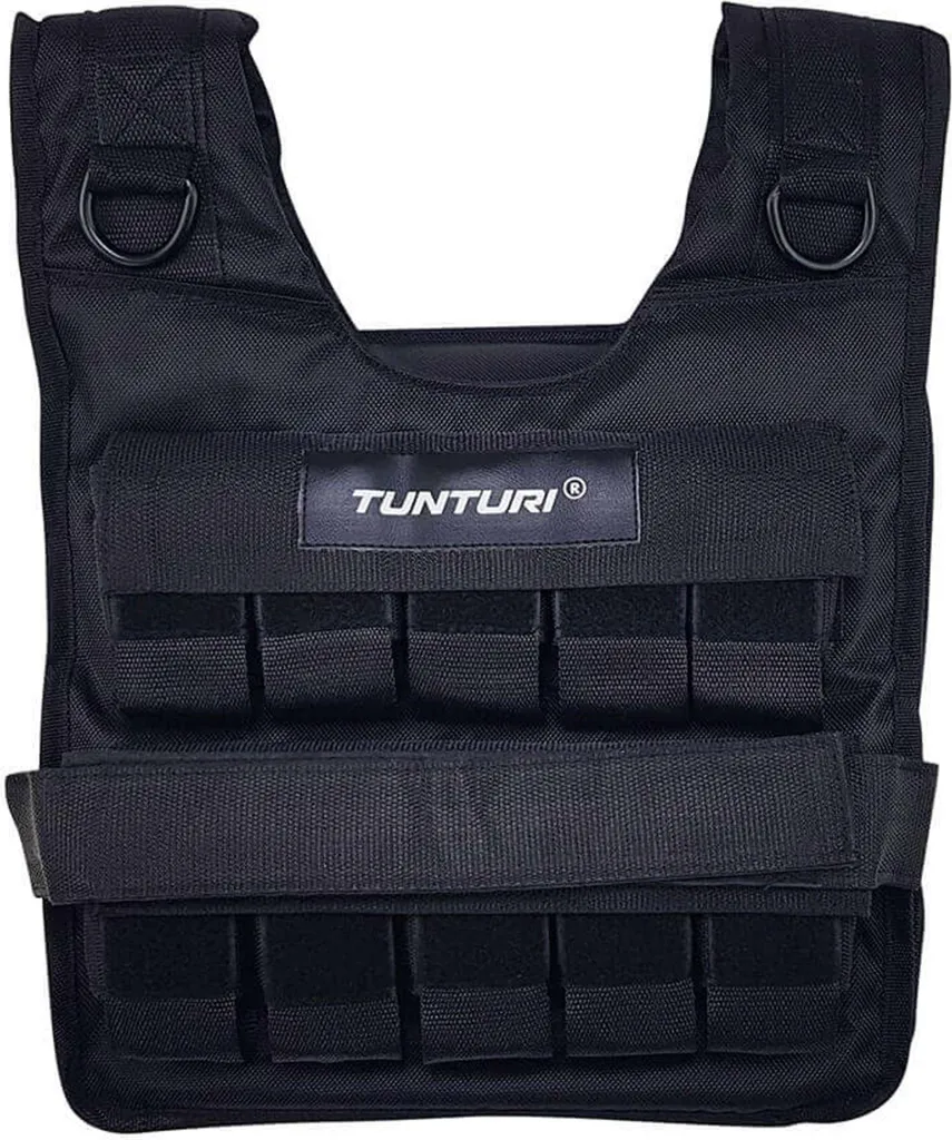Gilet de poids 20 kg Pro Tunturi - Charge réglable et confort premium