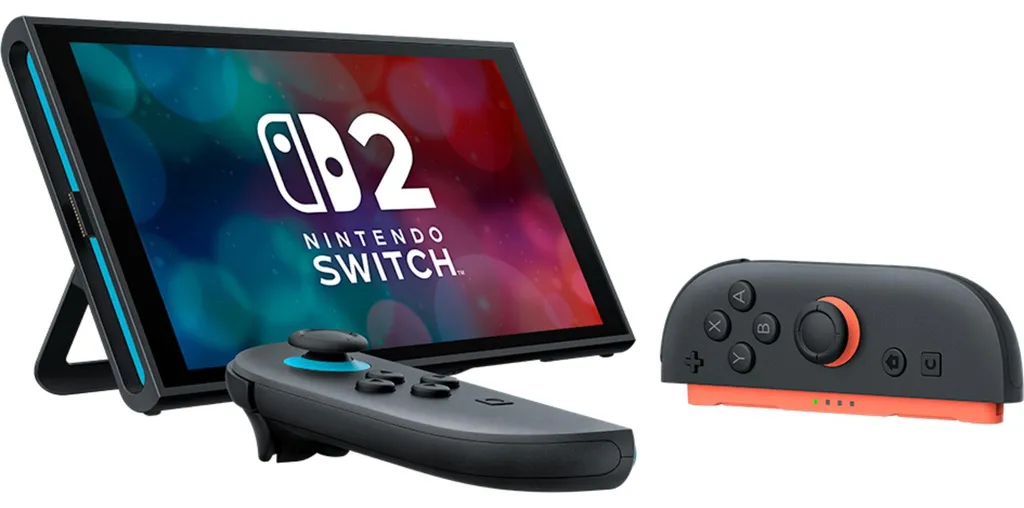 Nintendo Switch 2 Rouge avec Prise EU 220V - Écran HD et Performance Fluide - 4