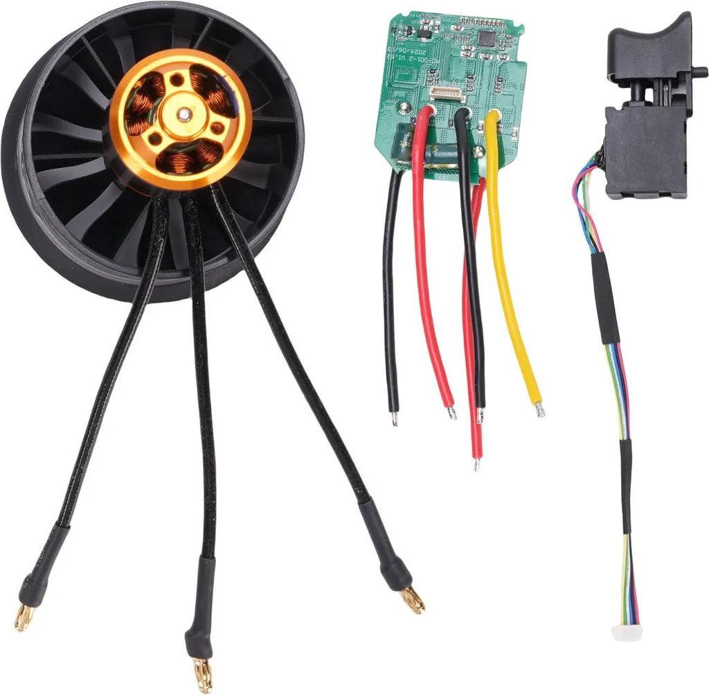 Turbine électrique EDF 50mm avec moteur 3750KV pour avion de bricolage