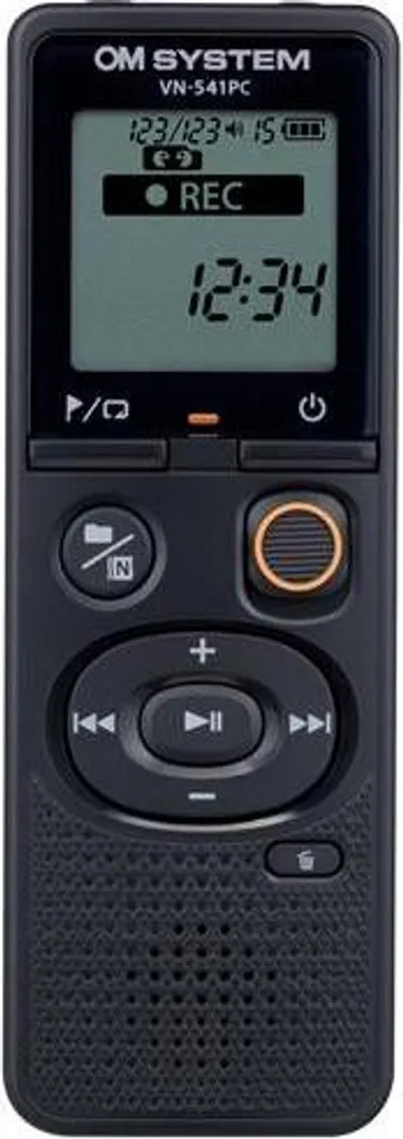 Dictaphone numérique OM System VN-541PC avec microphone ME52 noir