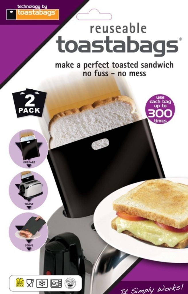 KitchenCraft - Set of 2 Wiederverwendbare Sandwich-Taschen, Produktbild 