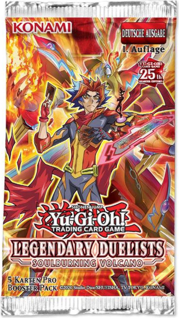 Yu-Gi-Oh! Legendary Duelist Soulburning Volcano Booster - Produktbild 