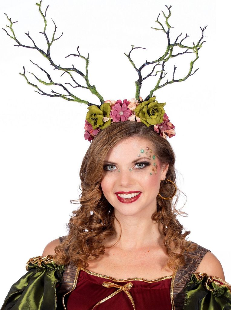 Waldfee Haarreif - für Fasching Karnevalskostüm