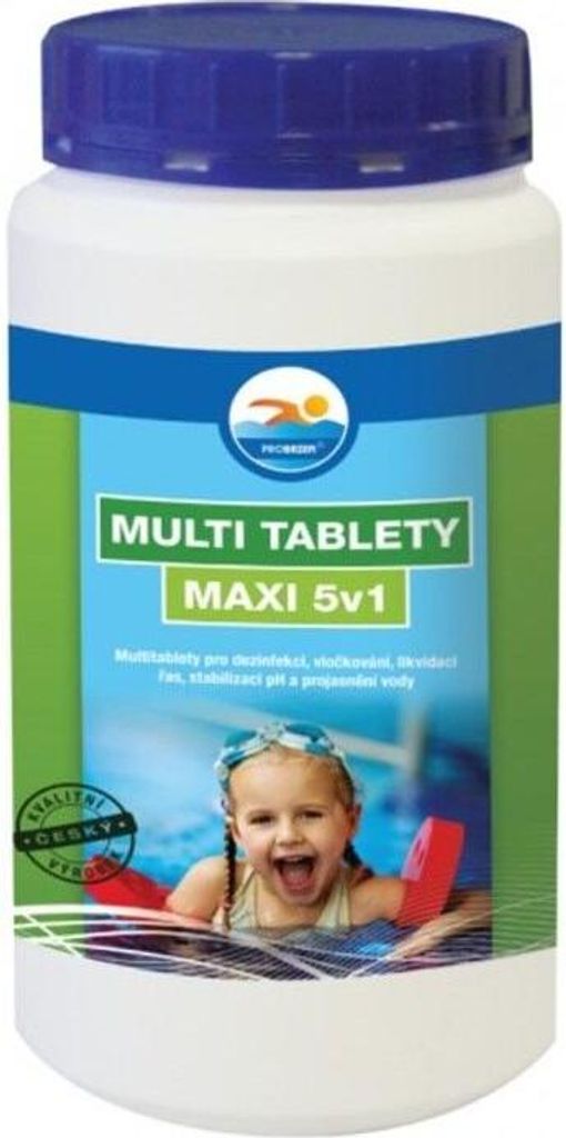 Tablety MULTI MAXI 5v1 do bazénu 1kg Obrázok produktu 