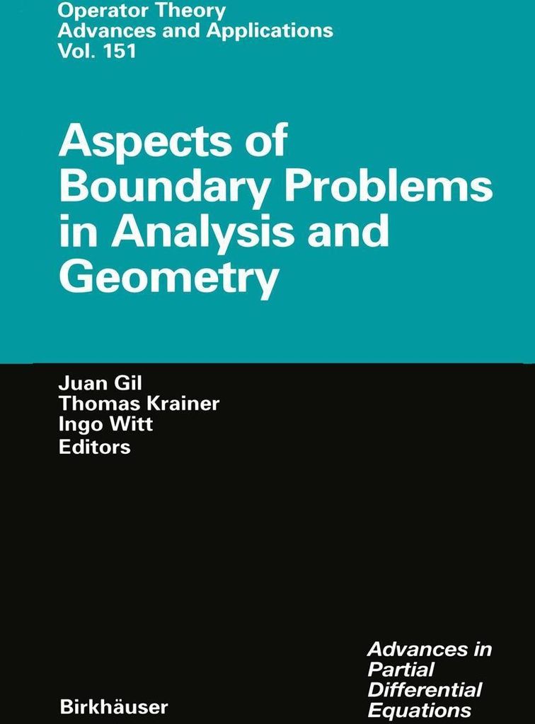 Aspects of Boundary Problems in Analysis and Geometry