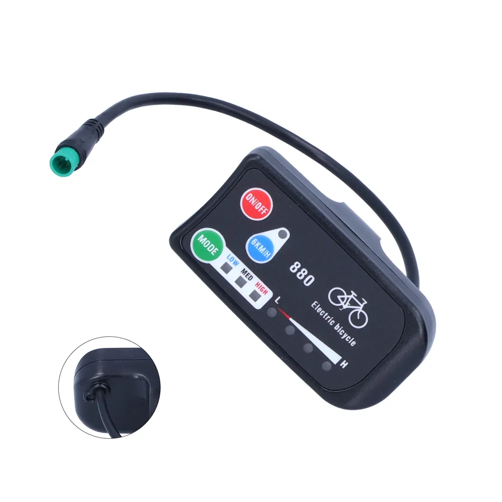 Misuratore LED880 per E-bike 36V-48V | Ricambio Originale KT Controller - 7