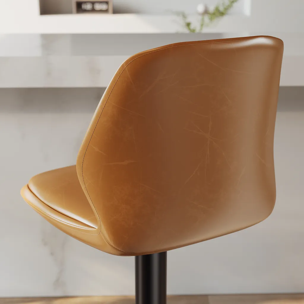 Tabouret de Bar Stable 120kg SONNI : Confort Pivotant et Hauteur Variable