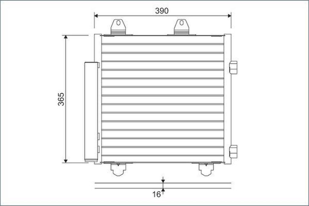 VALEO 822577 Kondensator Klimaanlage Klimakondensator für TOYOTA AYGO (PAB4, KGB4) +Trockner