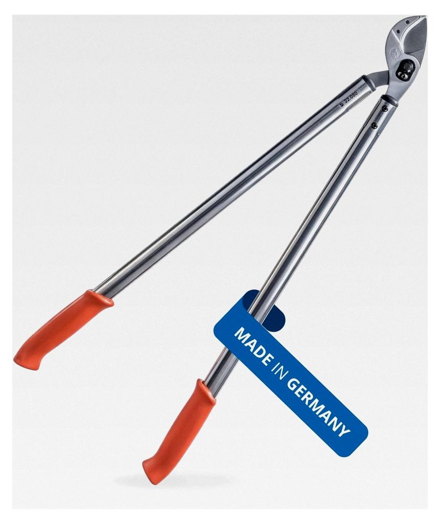 Profi Amboss Astschere mit antihaftbeschichteter Stahlklinge und Präzisionsschliff, 80 cm
