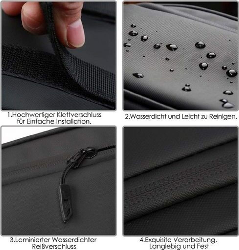 Fahrrad Gepäckträgertasche 8L Multifunktionale Erweiterbare Produktbild 4