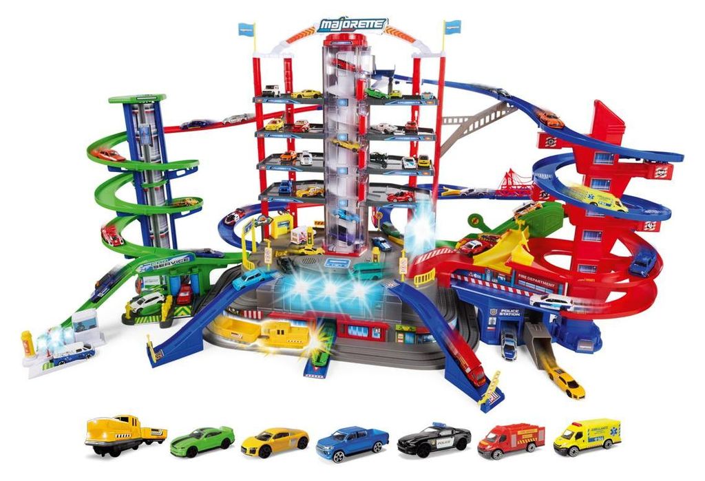 Super City Garage Playset – Includes 6 Vehicles Produktbild 