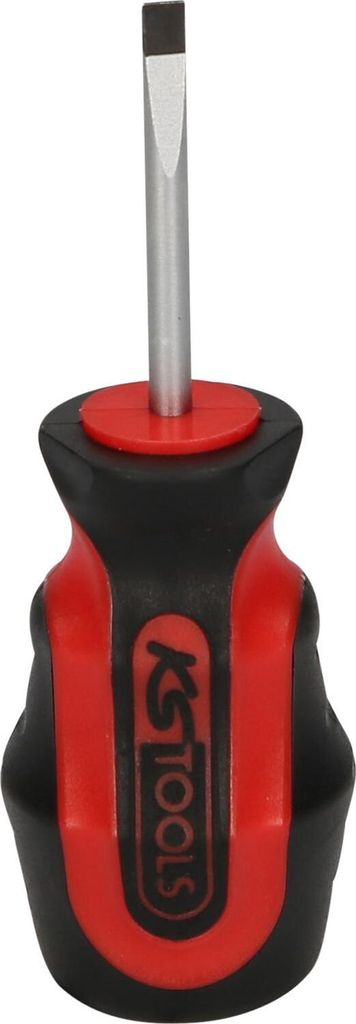 KS TOOLS ERGOTORQUEplus Schlitz-Schraubendreher kurz 4 mm  Produktbild 