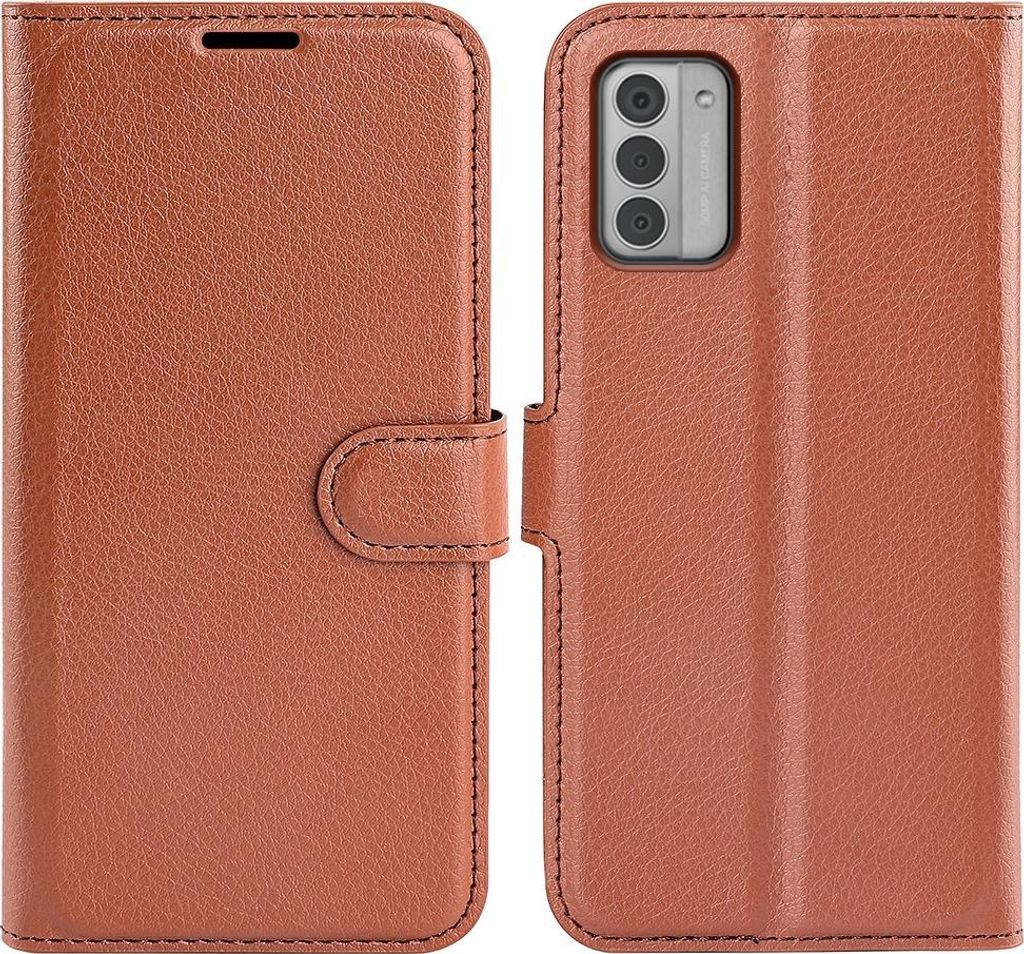 Nokia G42 Hülle - Coverup Klapphülle - Braun