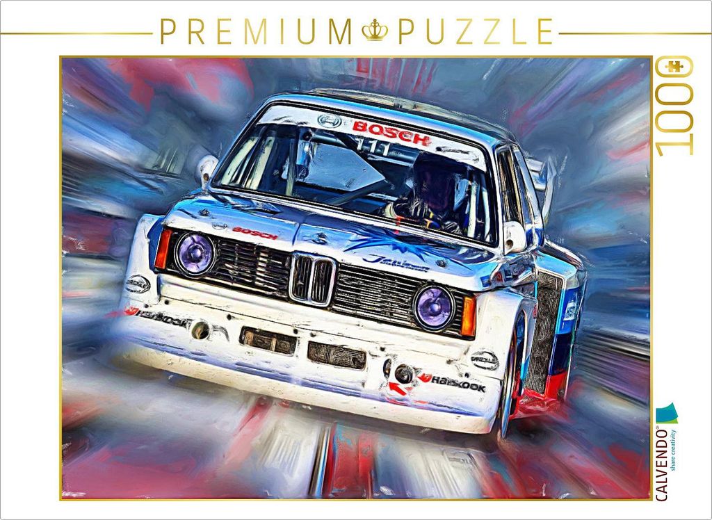 CALVENDO Puzzle BMW 320 im Motorsport 1000 Teile Puzzle Produktbild 