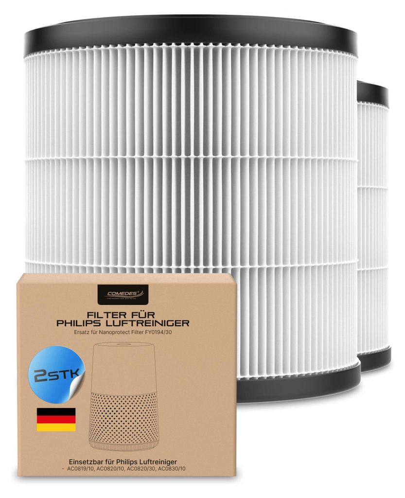 set di 2 filtri di ricambio per Philips AC0920 e AC0921 Immagine del prodotto 
