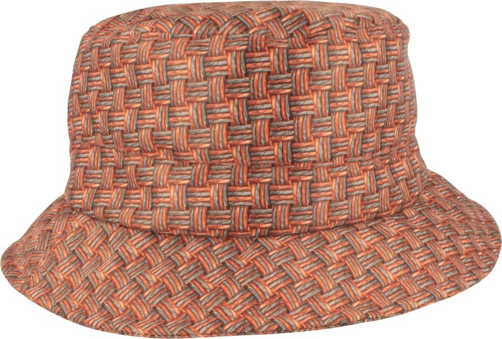 Bedacht gemusterte Damen Regenhut Bucket, grün, Gr. Einheitsgröße