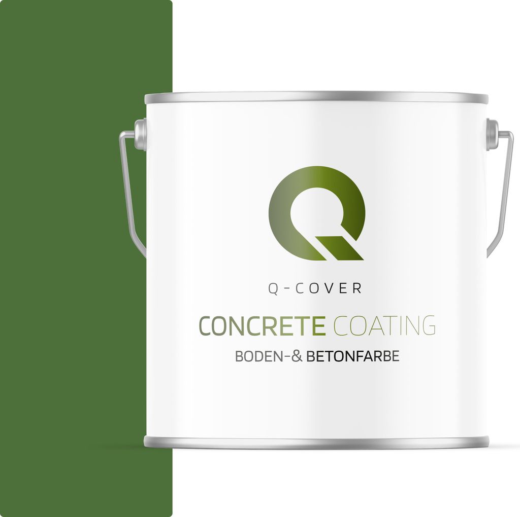 Bodenfarbe | Betonfarbe | Garagenboden | Bodenbeschichtung für Innen | Kellerfarbe Fußbodenfarbe Grün 5L