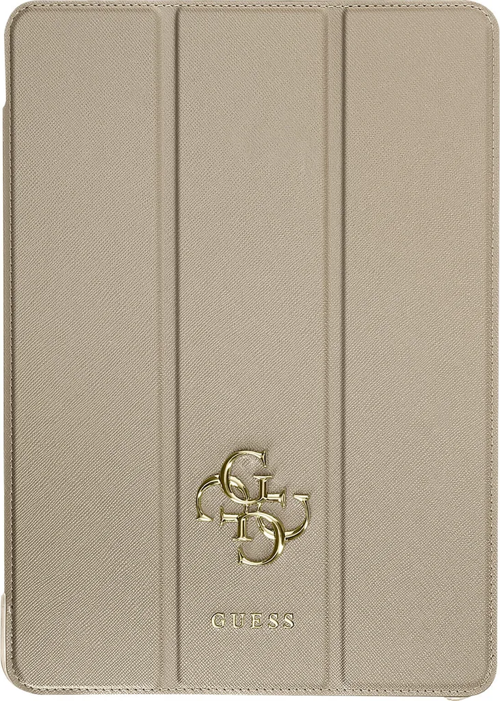 Guess Saffiano Gold Case iPad 12.9 2021 - Must-Have Glamour