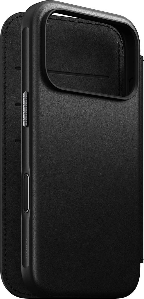Nomad Modern Leather Folio iPhone 17 Pro Noir Image du produit 