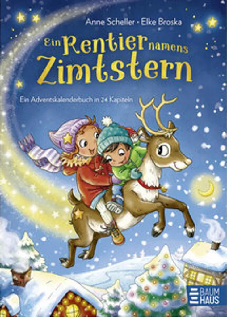 Rituel du soir de l'Avent - Livre histoire de renne Zimtstern illustré
