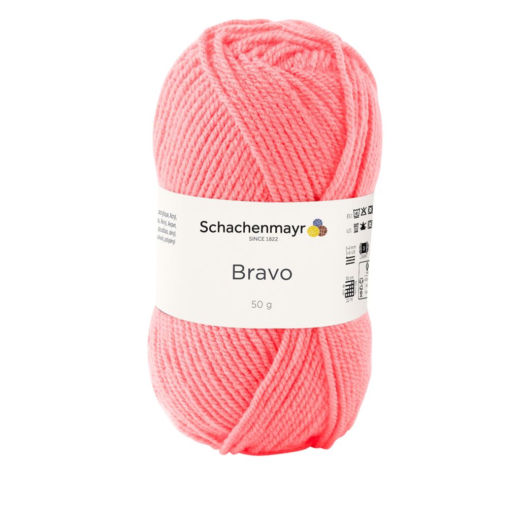 Schachenmayr Bravo, 50g de fils à tricoter main saumon Image du produit 