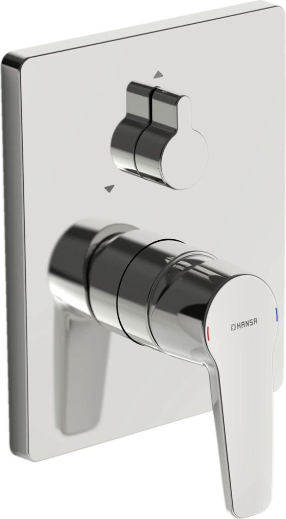 Hansa Polo, complete badset, chroom, 1 stuk. Productafbeelding 