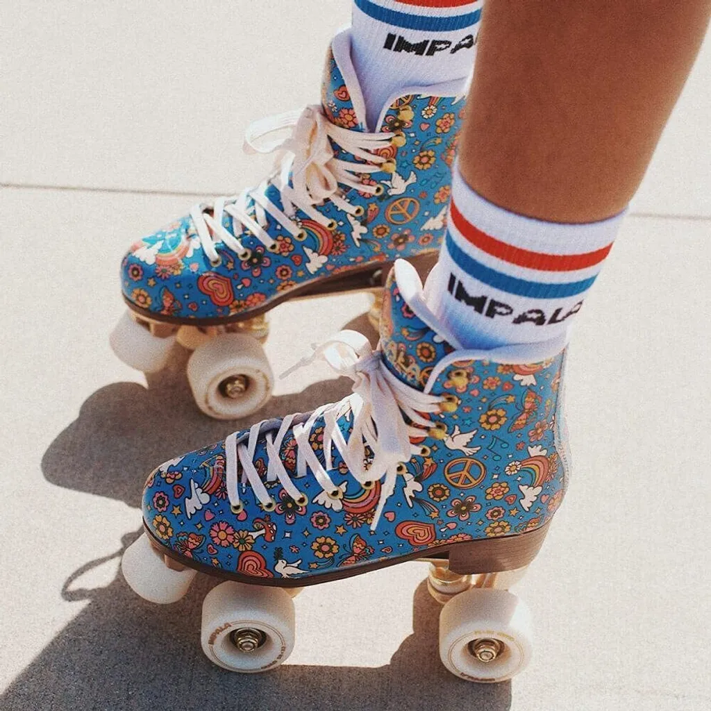 Patins à Roulettes Roller Quad Impala Harmony Blue Bleu Ciel en 37