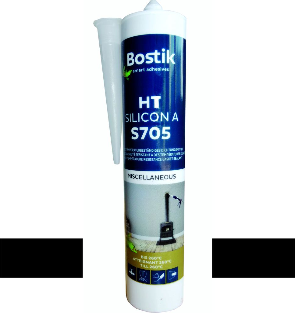 Hochtemperatur-Silikon 'Bostik® S705 HT' 300 ml, schwarz Produktbild 