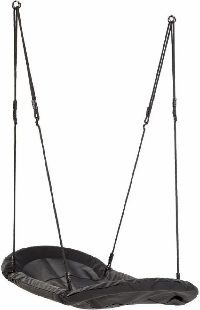 Grand Nid de Balançoire Roxy Axi 170 cm avec Cadre Acier Noir de Jardin